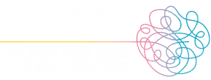 דפוס קו כאוטי ססגוני עובר לקו ישר מאורגן, המוצב על רקע לבן עם טקסט עברי עדין, המסמל את הדרך של טיפול LI-CBT. | גליה גביש מטפלת LI-CBT ילדים, נוער ומבוגרים ומדריכת הורים